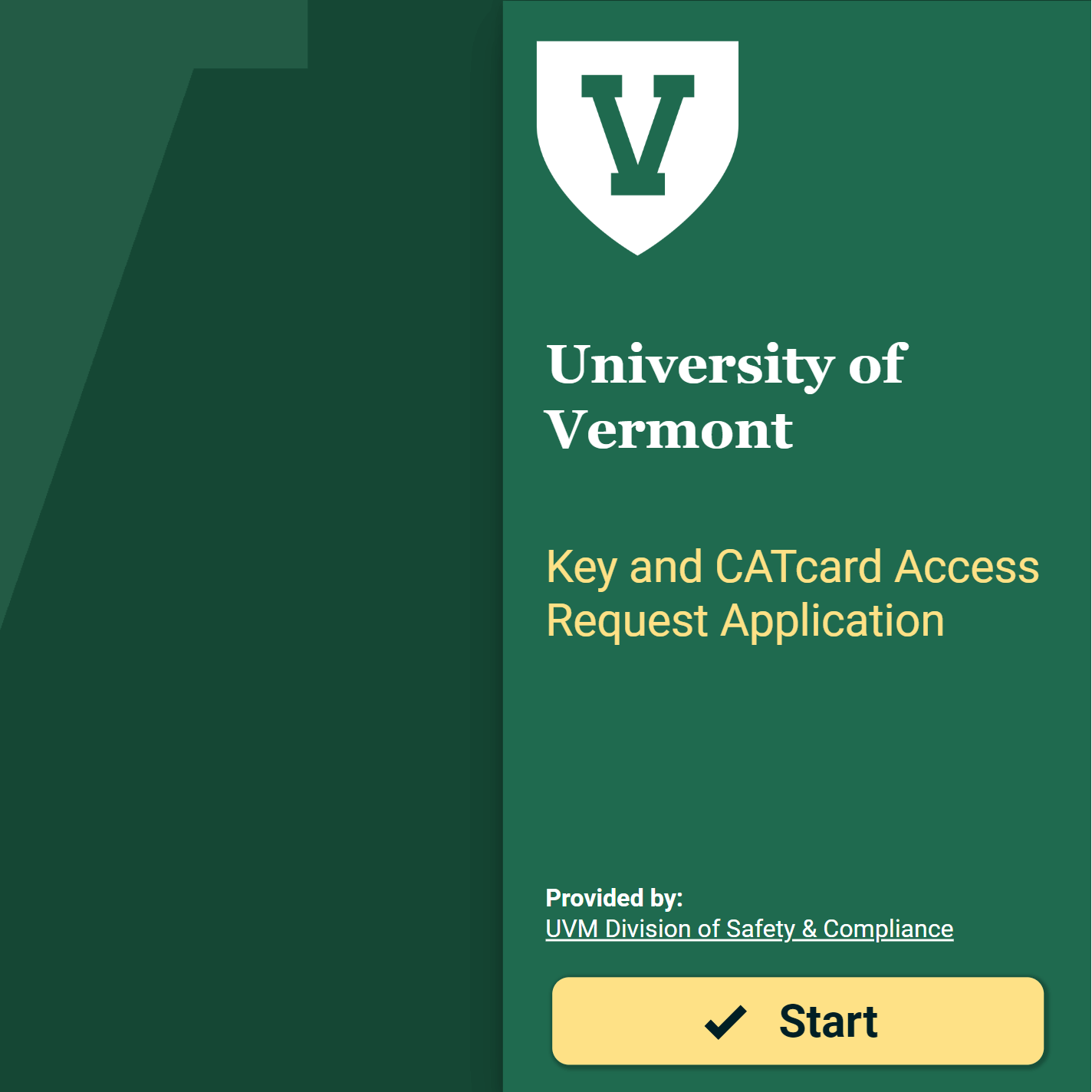 Access Request App Homepage